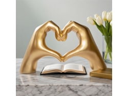 Decoraciones de resina de doble cara en forma de corazón para el hogar y manualidades con resina.