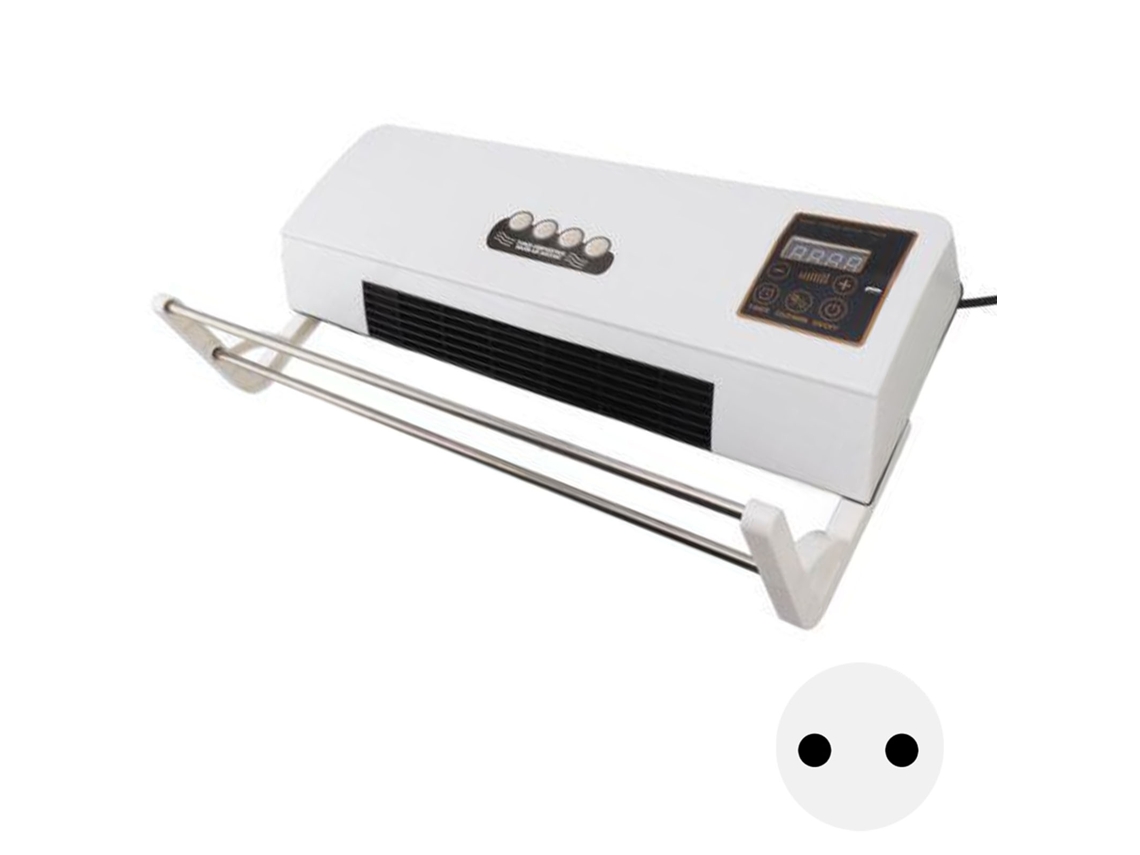 Aire acondicionado de pared pequeño, calefactor, ventilador con control remoto, enchufe UE 220 V
