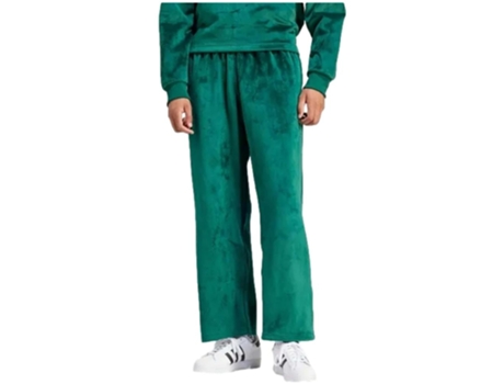 Pantalones de Hombre ADIDAS Largo Ess Verde (L)