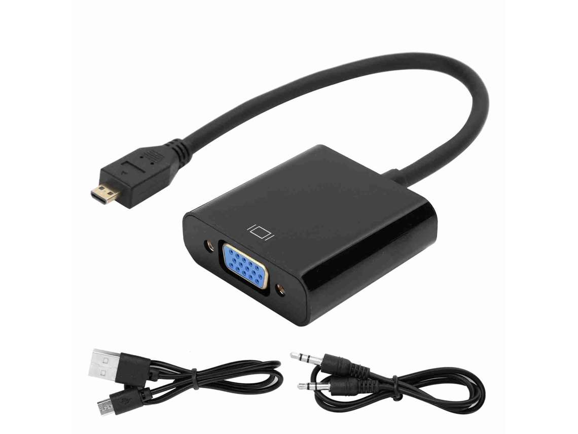 Conversor De Video Micro Hdmi A Vga 1080p Para Raspberry Pi 4b