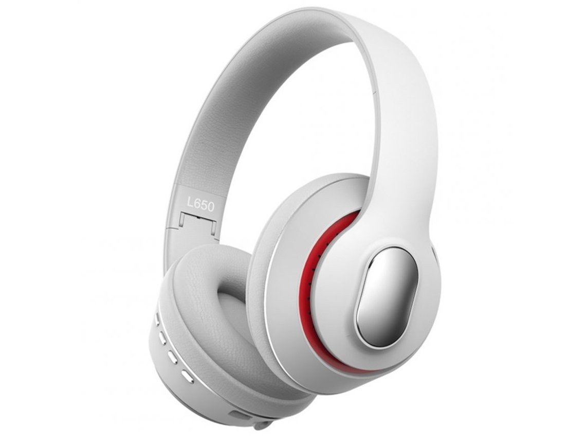 Auriculares Bluetooth Plegable Hi-Fi Reducción de ruido Wireless Gaming Prestige White