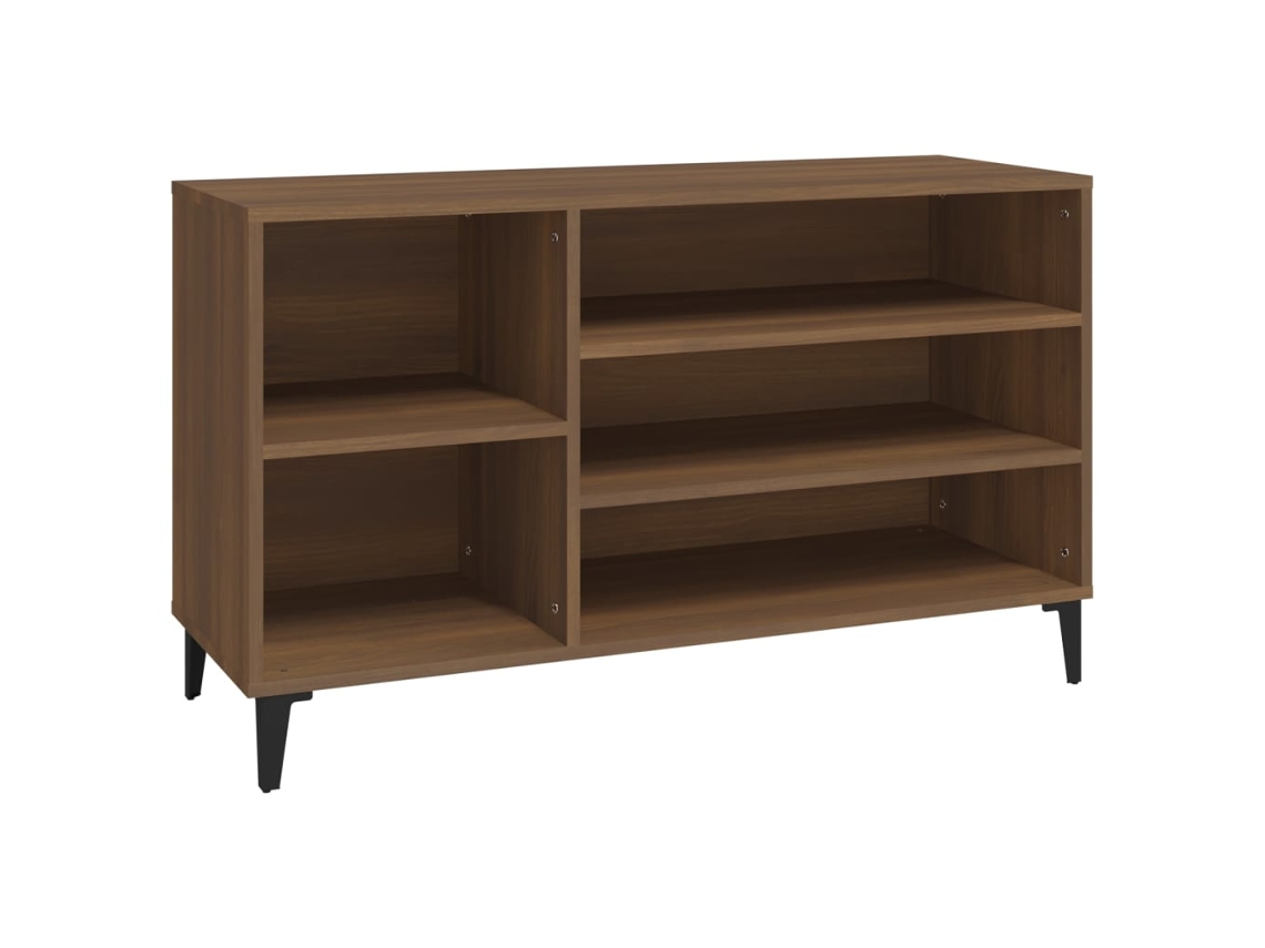 Maison Exclusive - Mueble Zapatero Madera Contrachapada Roble Marrón 102x36x60 Cm