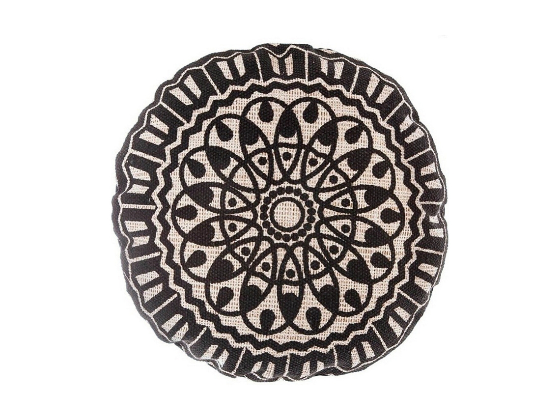 Cojín Atmosphera sol nomada Poliéster Multicolor (Ø 50 cm)