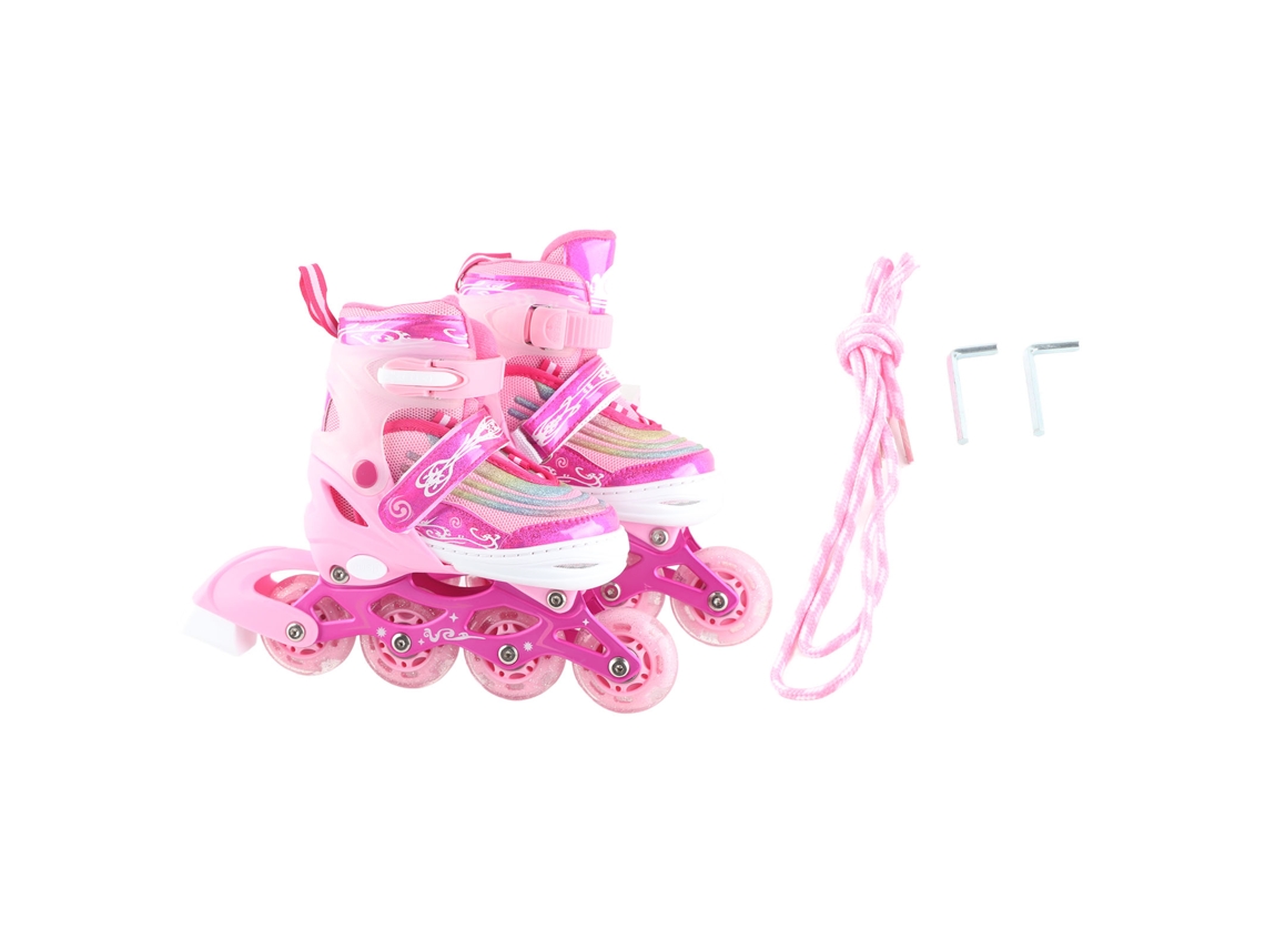 Patines En Línea Ajustables Para Niños Con Ruedas Iluminadas, Zapatos De Patinaje Suaves Para Niños.