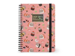 Cuaderno de espiral con rayas Sushi Cat Legami A5