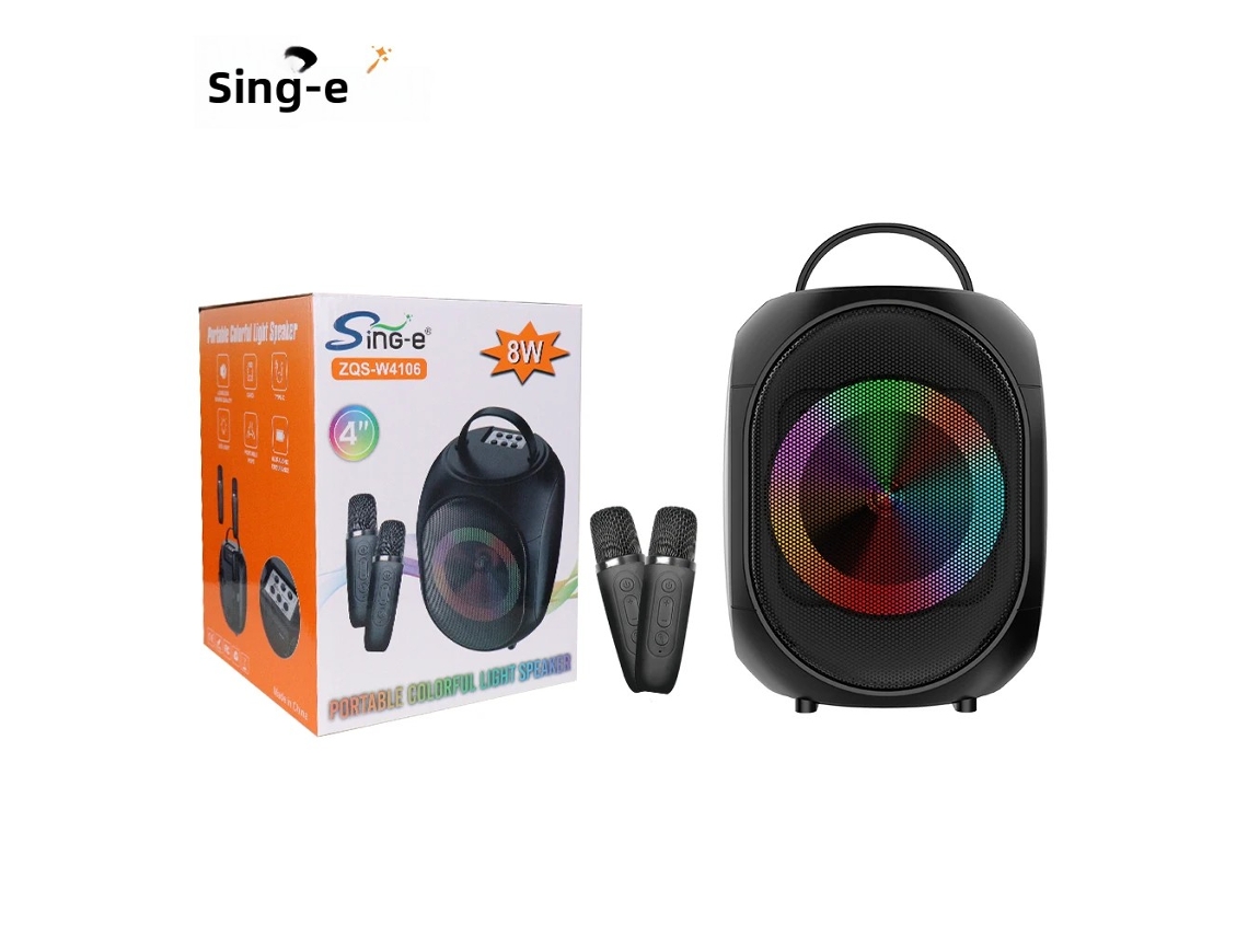 Altavoz De Karaoke Portátil Zqs-w4106