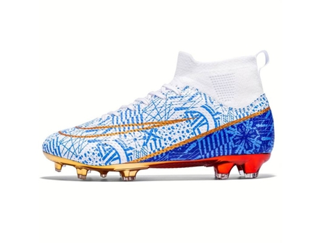 Botas de fútbol de Niño para Fútbol NISSGU Fg Executive Antideslizante Transpirable Uso Profesional Piel Sintética (45)