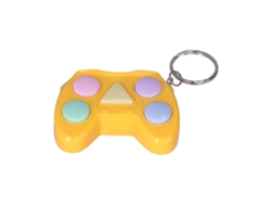Ats-llavero Consola De Juegos Portátil Mini Para Aliviar El Estrés, Ideal Para Niños, Niñas Y Adultos, Color Amarillo