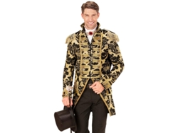Disfraz o Frac Jacquard elegante dorado para hombre