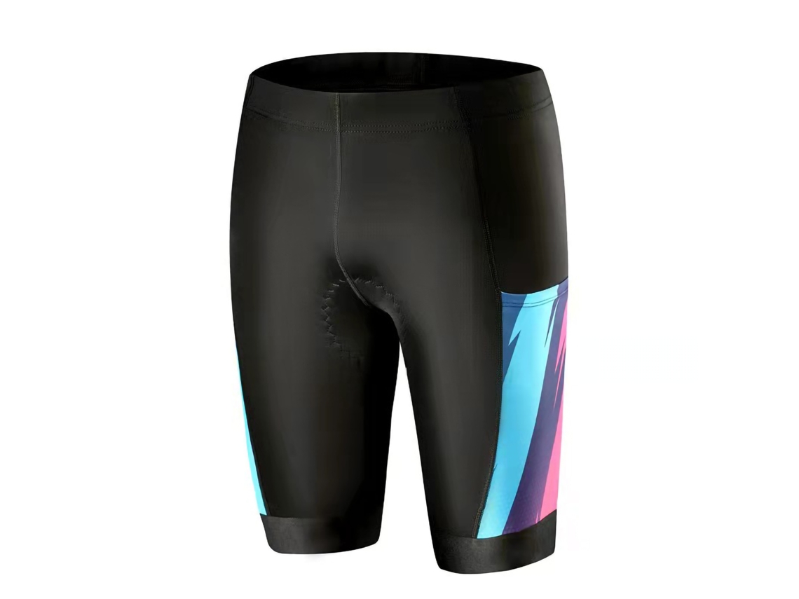 Rebe-shorts de ciclismo masculino com bolsa e estampa roupas de verão bicicleta acessório