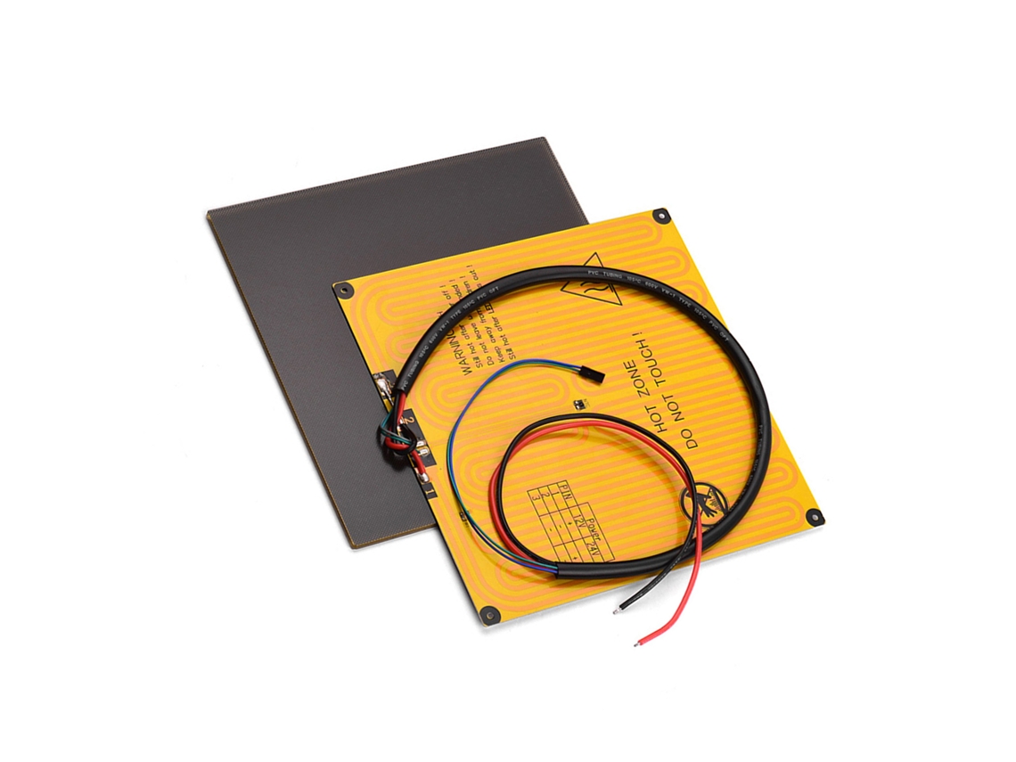 Placa de vidrio Ultrabase + cama caliente de 12 V para impresora 3D Anet A8, A6, Anycubic I3, Mega Tronxy P802m y P802e