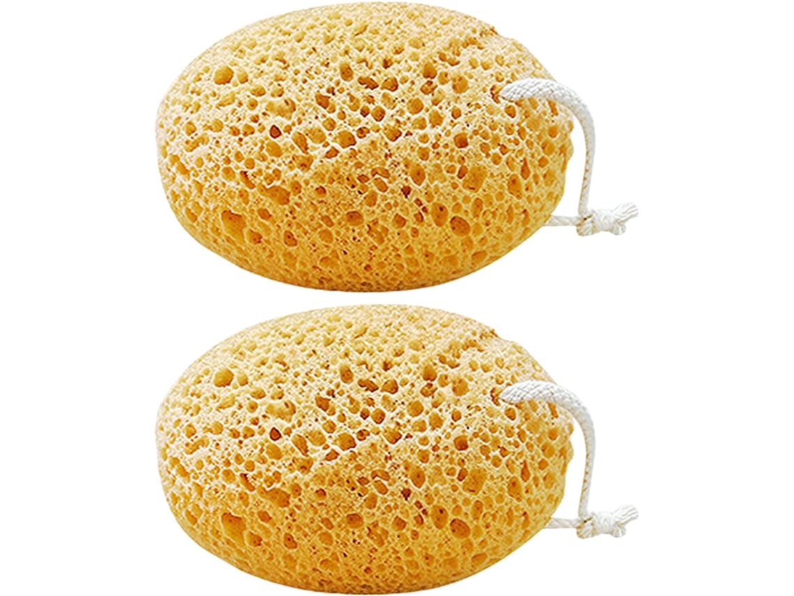 Juego de 2 esponjas exfoliantes corporales de malla Chaberlu