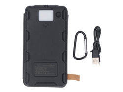 Batería Externa Solar De 8000 Mah Con 3 Paneles Solares, Carga Rápida, Usb-c Pd, Portátil Para Teléfonos Móviles Y Tabletas.