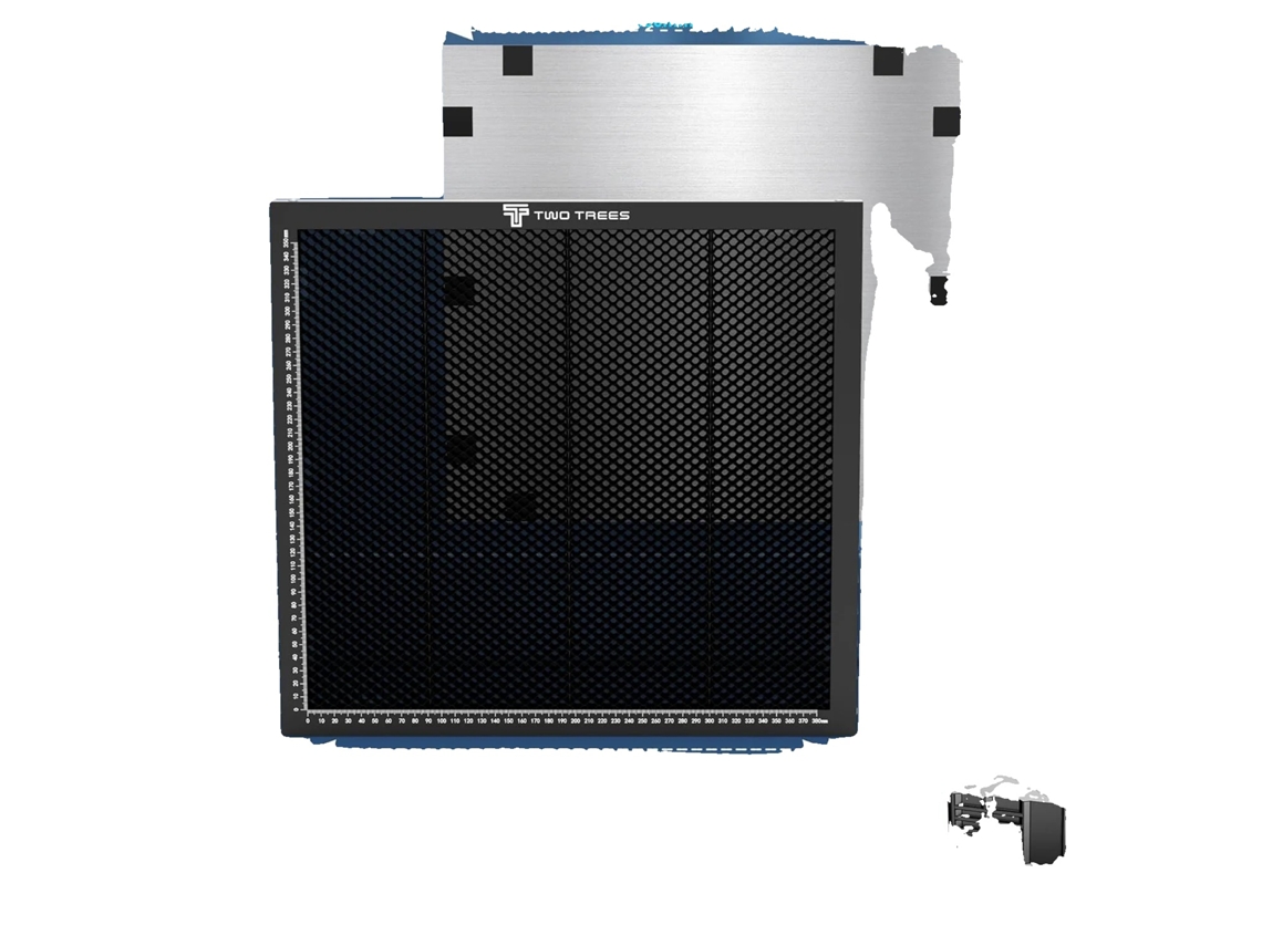 Mesa de trabajo tipo panal, diseño ligero, ventilación mejorada, kit de 430x400x22 mm