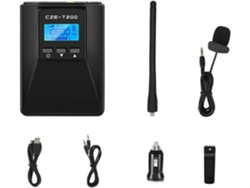 Transmisor De Radio Fm Portátil Profesional De 0,2 W Y 200 Mw Con Potencia Ajustable.