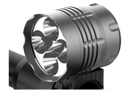 Faro Delantero De Mountain Bike 8000lm 5 X Cree Xm L T6 Led Con Batería Recargable Yizhood (gris)