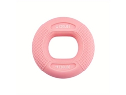 Anillo de silicona MDUG para entrenamiento muscular de la mano que soporta entre 9 y 36 kg para aumentar la fuerza de la mano (rosa)