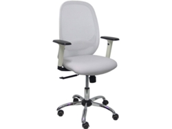 Silla Operativa PYC Cilanco  Gris (Brazos Ajustables - Malla)