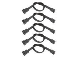Cable De Extensión De 4 Pines (5 Unidades) Para Disipador De Cpu, Placa Base, Adaptador Trenzado Para Pc