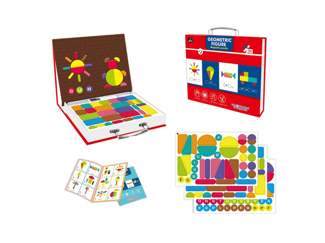 Ats-tablero Mágico De Dibujo 2 En 1 Para Niños, Juego De Rompecabezas Educatsivo, Regalo De Cumpleaños Para Niños Y Niñas