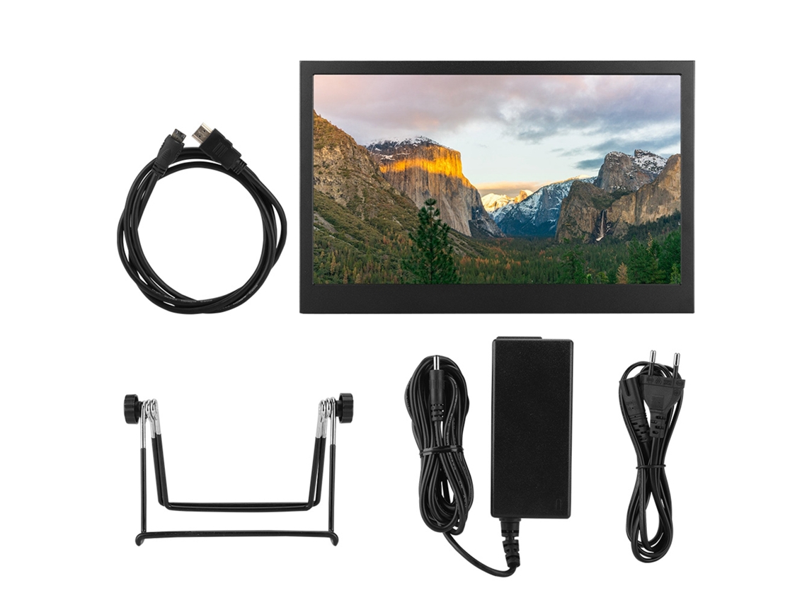 Monitor Portátil (ips 1080p Ultrafino) Monitor Hd De 13.3 Pulgadas Con Doble Hdmi