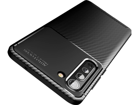 Funda Motorola Edge PHONESHIELD Rugged Carbon Negro