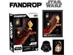 Mini póster de presentación de Obi-Wan vs. Anakin de Star Wars (18 cm) de Fandrop X