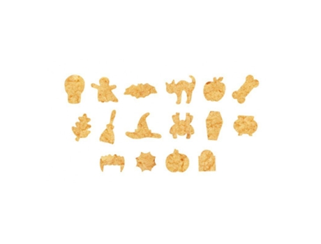 16 cortadores de galletas de acero - Halloween