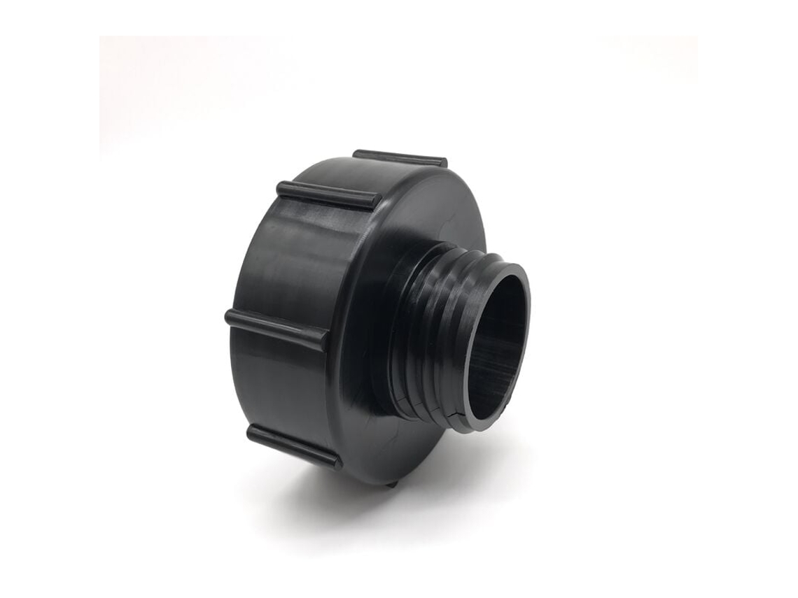 Adaptador IBC S100x8 a S60x8, conexión variable para tanque de agua de lluvia