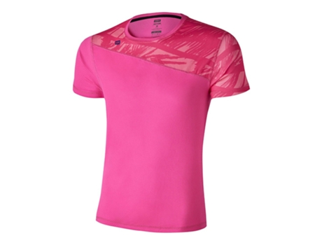 Camiseta de Hombre para Running 42K RUNNING Nature Rosa (L)