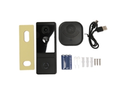 Timbre Inteligente Wifi Con Vídeo 1080p, Audio Bidireccional, Detección De Movimiento, Visión Nocturna Y Monitoreo Por App Para El Hogar
