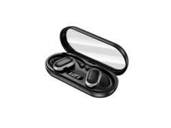 Auriculares YEMAESRE inalámbricos con gancho para la oreja táctiles Bluetooth negros