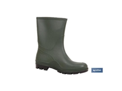 Bota pvc verde media caña talla 41