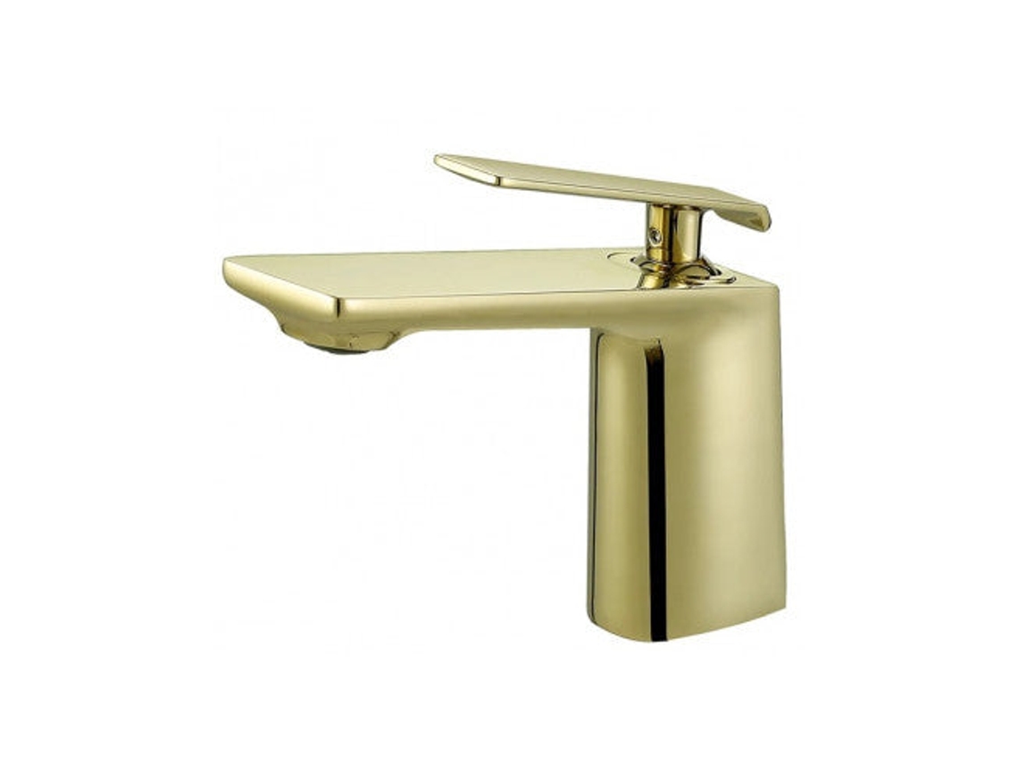 Grifo De Lavabo 020 Color Oro Cepillado, Colección Scamandre
