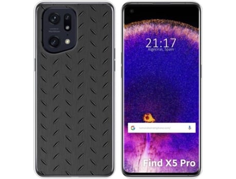 Carcasa para Oppo Find X5 Pro 5G TUMUNDOSMARTPHONE Dibujos Metal Multicolor