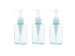 Dispensador de Champú y Acondicionador 150ml, 3 Unidades, Recargable y Reutilizable para Gel de Ducha, Acondicionador, Loción y Gel Alcoholico