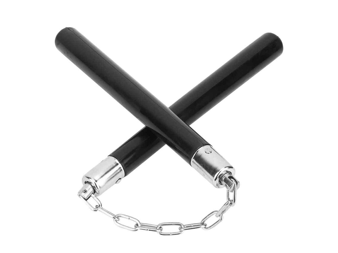 FNINIJEDE Nunchakus De Treinamento, Nunchakus De Borracha Sólida Com Movimento Giratório Suave, Leves, Resistentes E Duráveis Para Treinamento De Kung Fu