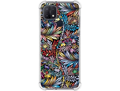 Carcasa Oppo A15 TUMUNDOSMARTPHONE Dibujos Antigolpes Flores 04 Multicolor