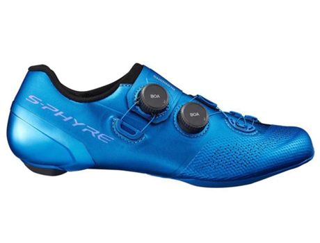 Zapatillas para Hombre SHIMANO Carretera Rc9 S-phyre Azul para Ciclismo (EU 39)