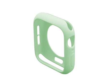 Carcasa de Reloj SLOWMOOSE Robusta de Silicona Série Apple (Verde - 38Mm Série 321)