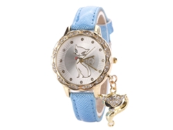 Reloj De Pulsera Unisex Zhoulianfa Con Correa De Malla, Movimiento De Cuarzo Analógico, Color Morado.