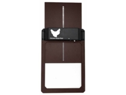Puerta solar automática para gallinero