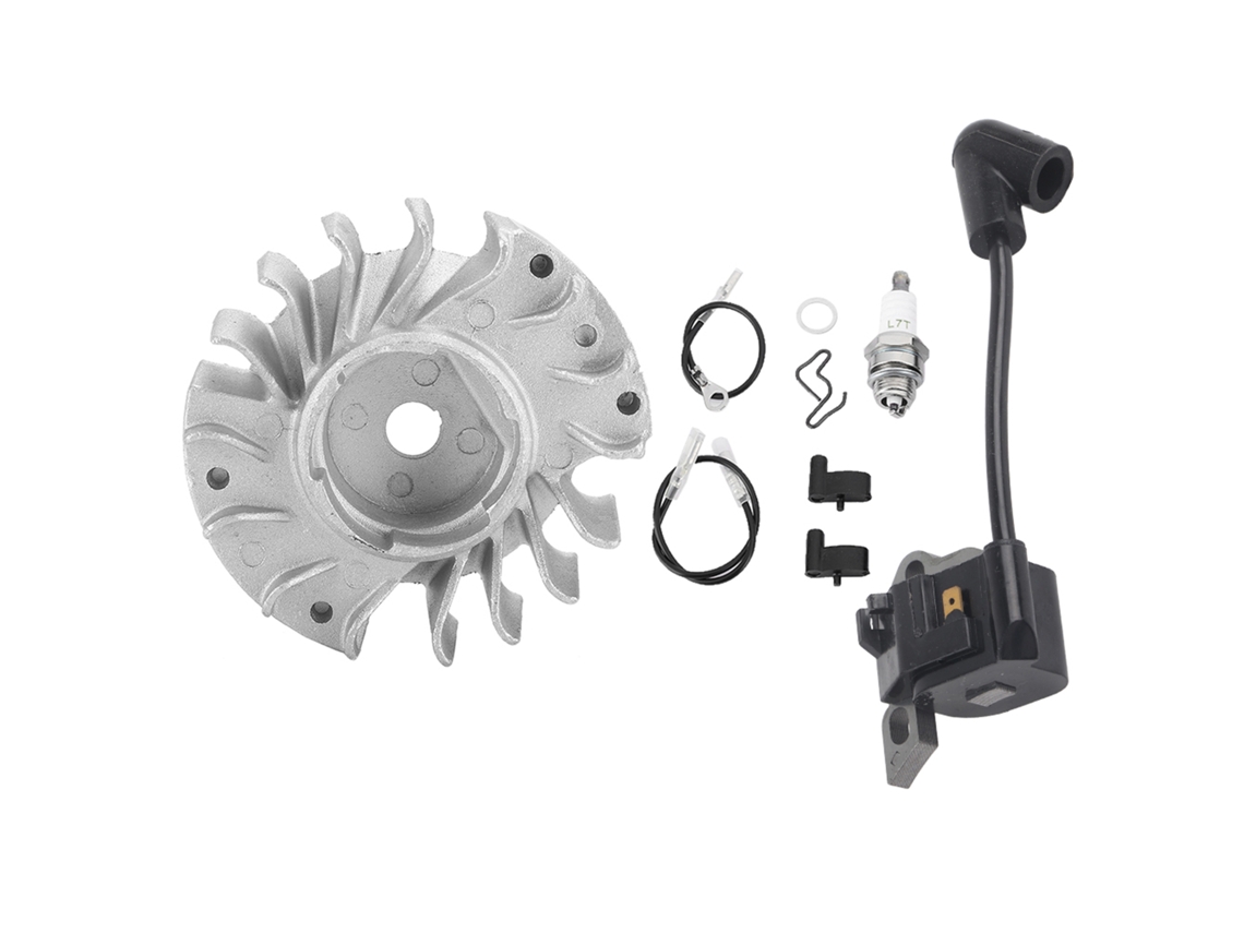 Kit De Repuesto De Bobina De Encendido Y Bujía Para Volante Compatible Con La Motosierra Stihl Ms180 170018017