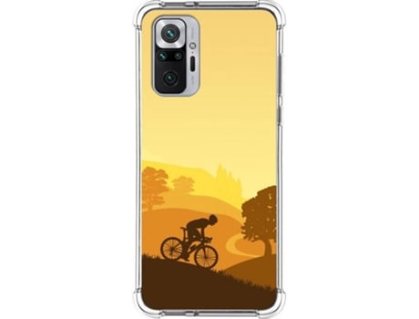 Carcasa Xiaomi Redmi Note 10 Pro TUMUNDOSMARTPHONE Ciclista Multicolor