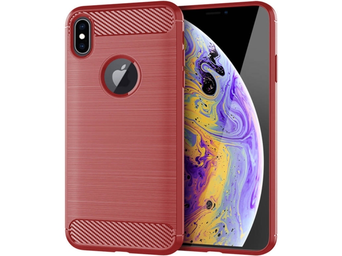 Funda iPhone XS WISETONY Mofankeji-153 Rojo