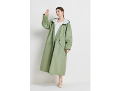 Poncho Chrui De Lluvia Con Capucha , Matcha Verde, L160-175cm