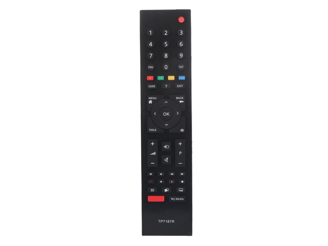 Mando A Distancia De Repuesto Para Smart Tv Grundig Ts1187r Rc3214801/02 Abs 10m Negro