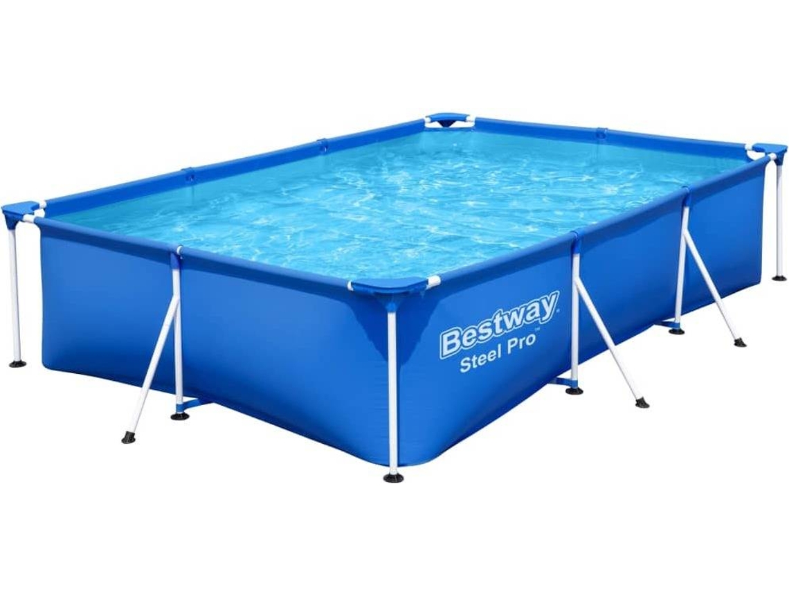 Piscina BESTWAY Steel Pro (Azul - PVC - 300x201x66 cm)