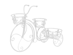 Soporte para planta VIDAXL Blanco Metal (77 x 26 x 50 cm)