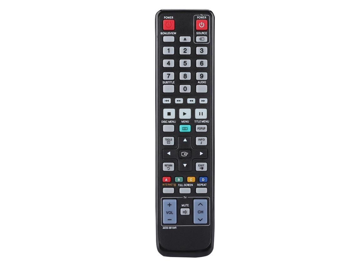 Mando A Distancia Multifunción De Repuesto Para Reproductor De Dvd Samsung Ak59-00104r Para Diferentes Aplicações E Usos